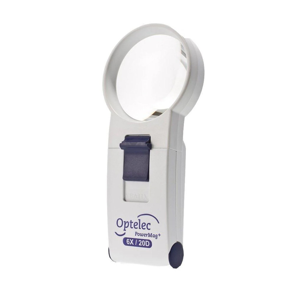 Power Mag 6X LED Handheld Magnifier