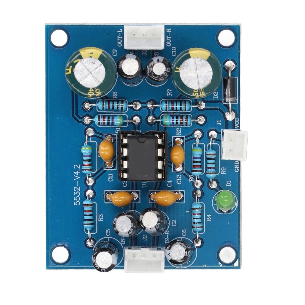 Preamp Module Audio Preamplifier Board NE5532 Chip Accessory Part For Replace↑