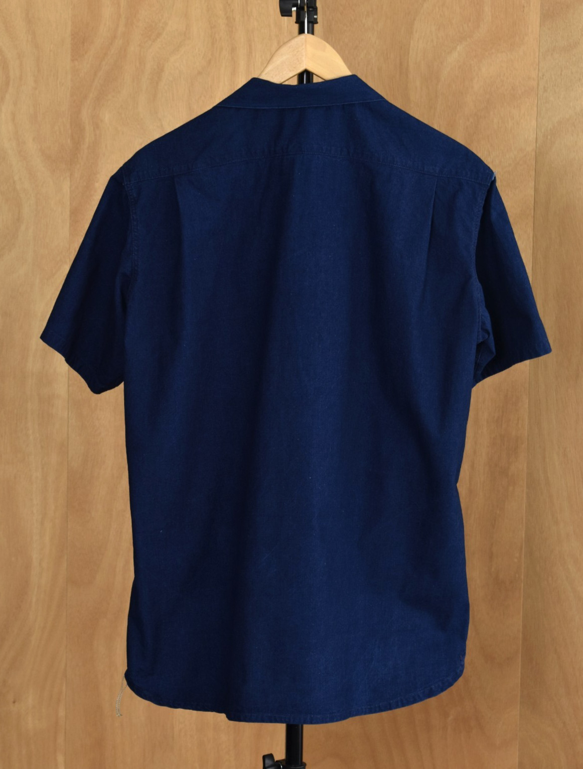 Grease Point Selvedge Indigo Chambray Shirt XL Cotton USA