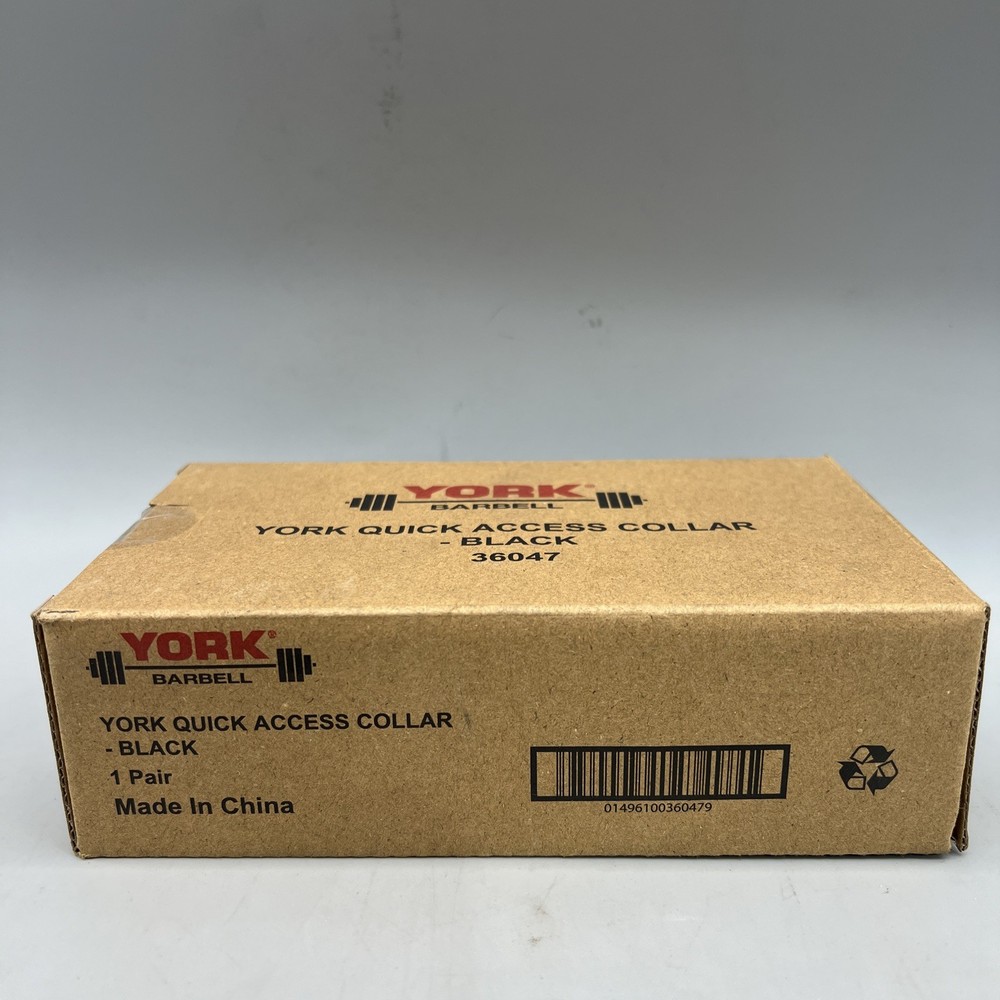 York 36047 Quick Access Collar Black Pair