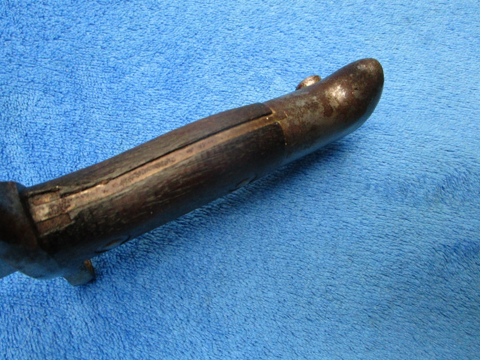 ORIGINAL VINTAGE US M1892 KRAG RIFLE BAYONET AND SCABBARD MADE IN 1903