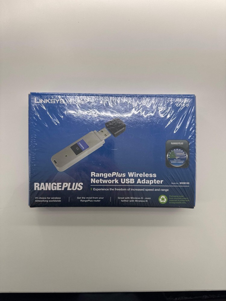 New Cisco Range Plus USB Network Adapter WUSB100