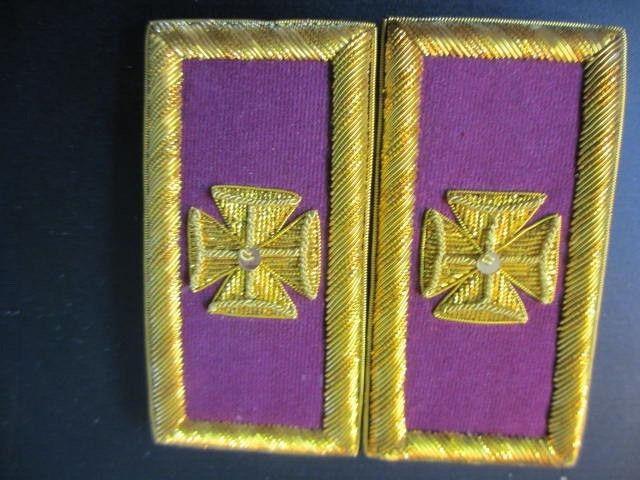 Knights Templar Past Grand Commander Shoulder Boards
