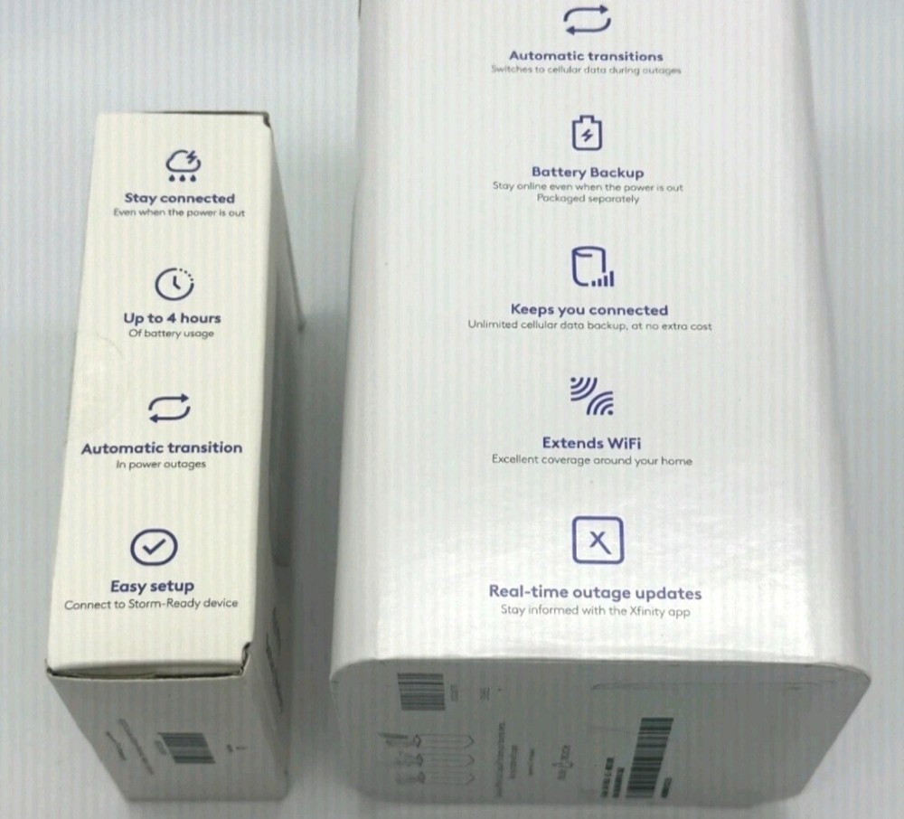 Xfinity Storm-Ready WiFi router and back up battery bundle