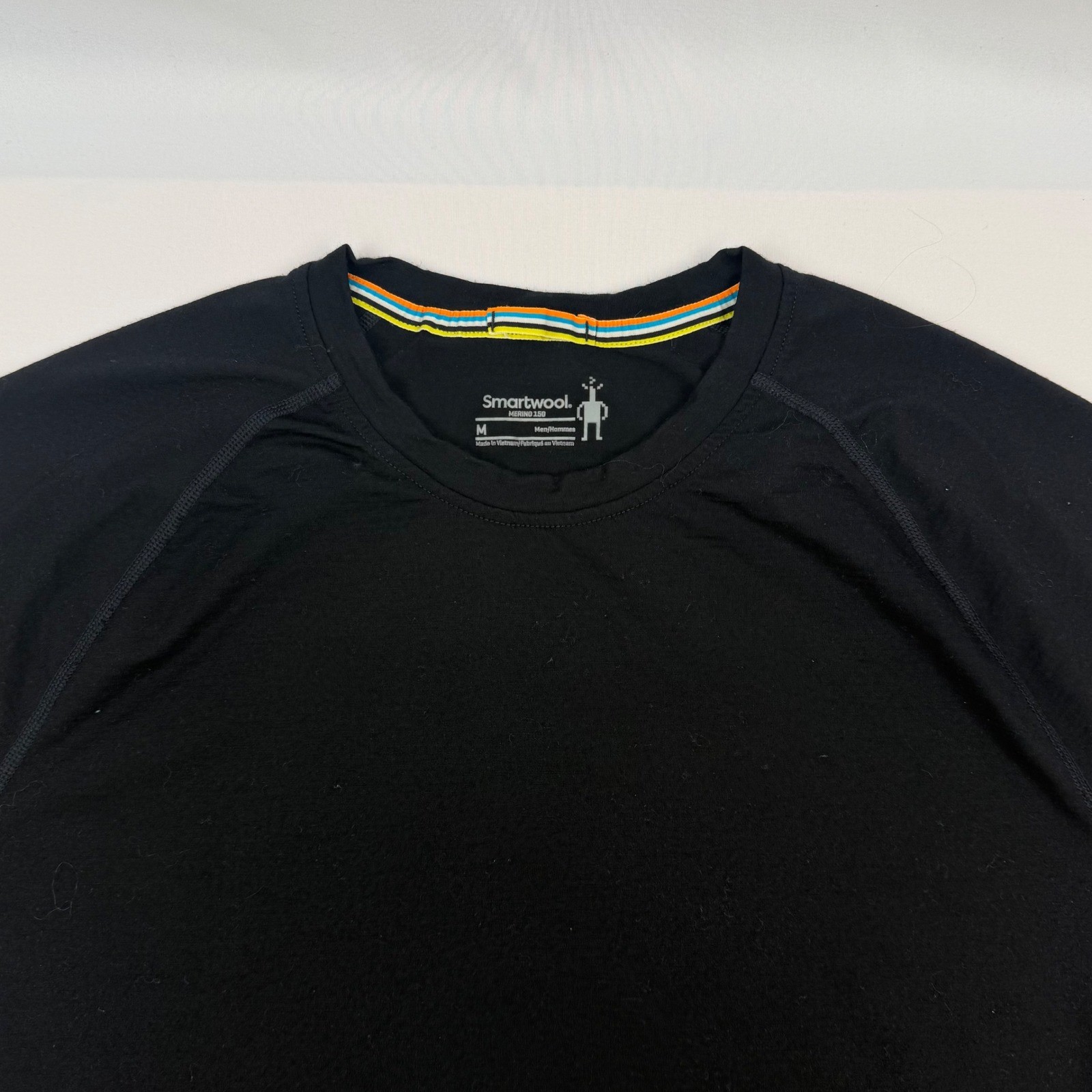 Smartwool Merino 150 Mens T Shirt Black Short Sleeve Crew Neck Size M