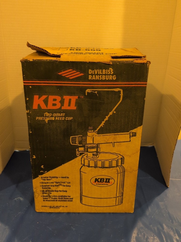 DeVilbliss KB-525 Two Quart Pressure Feed Cup