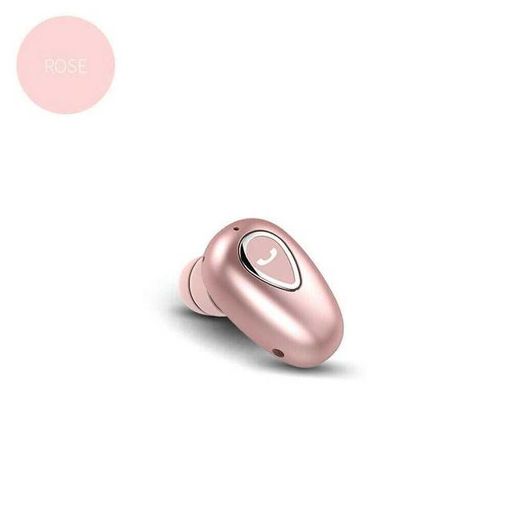 Mini Earphone Wireless Bluetooth Headset Single Earbud Noise Canceling Universal