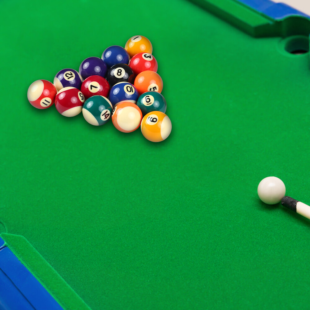 25MM / 38MM Billiards Table Balls Set Resin Small Pool Balls E1F5