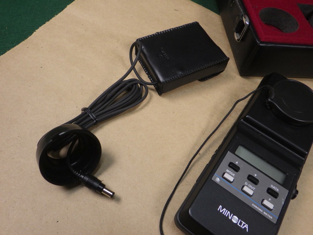 Minolta CL-100 Chroma Meter with case, accessories Works
