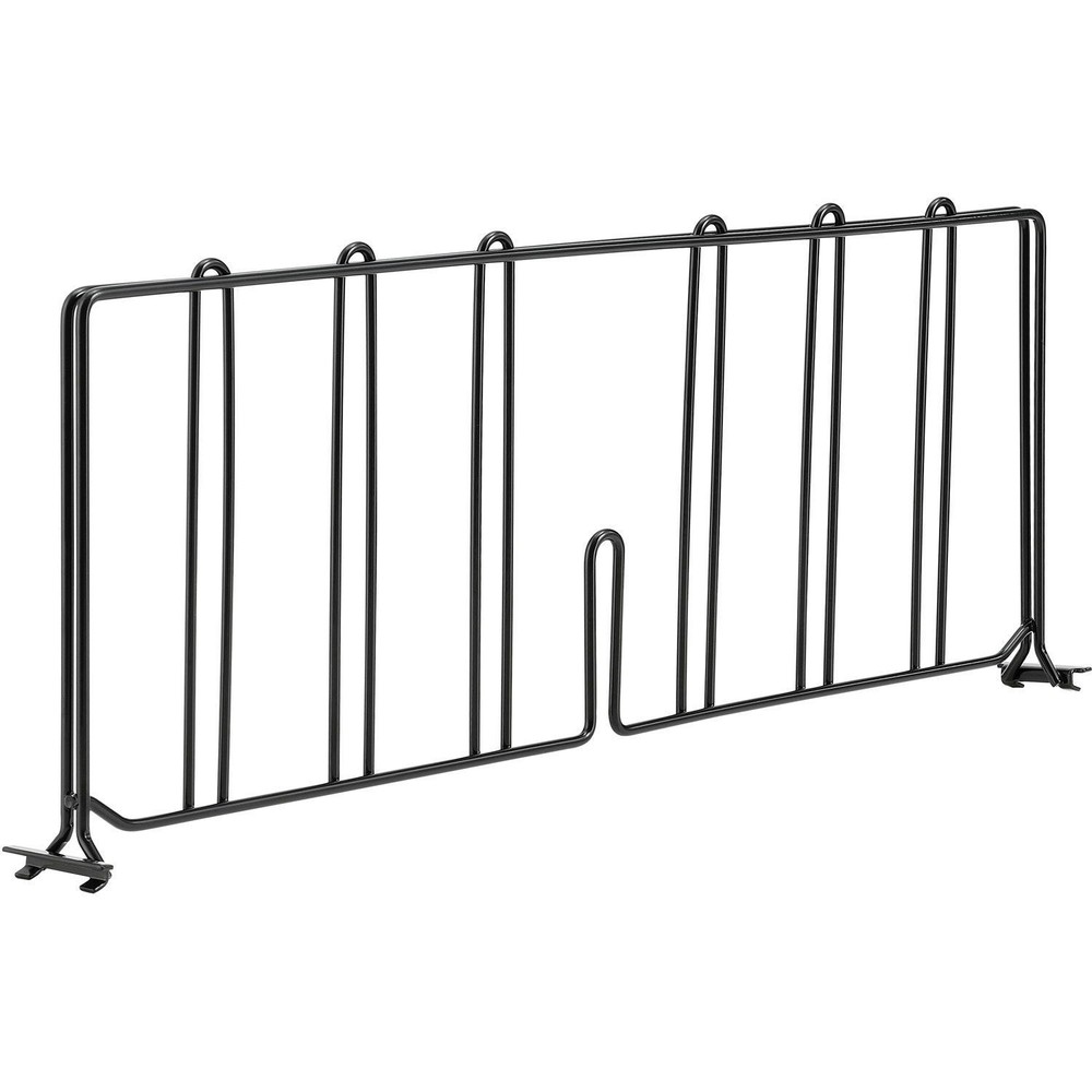 Nexel AD824B Black Epoxy Divider 24"D x 8"H