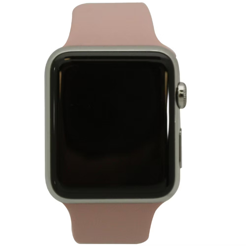 Olivia Pratt Blush Solid Silicone Apple Watch Band 38Mm