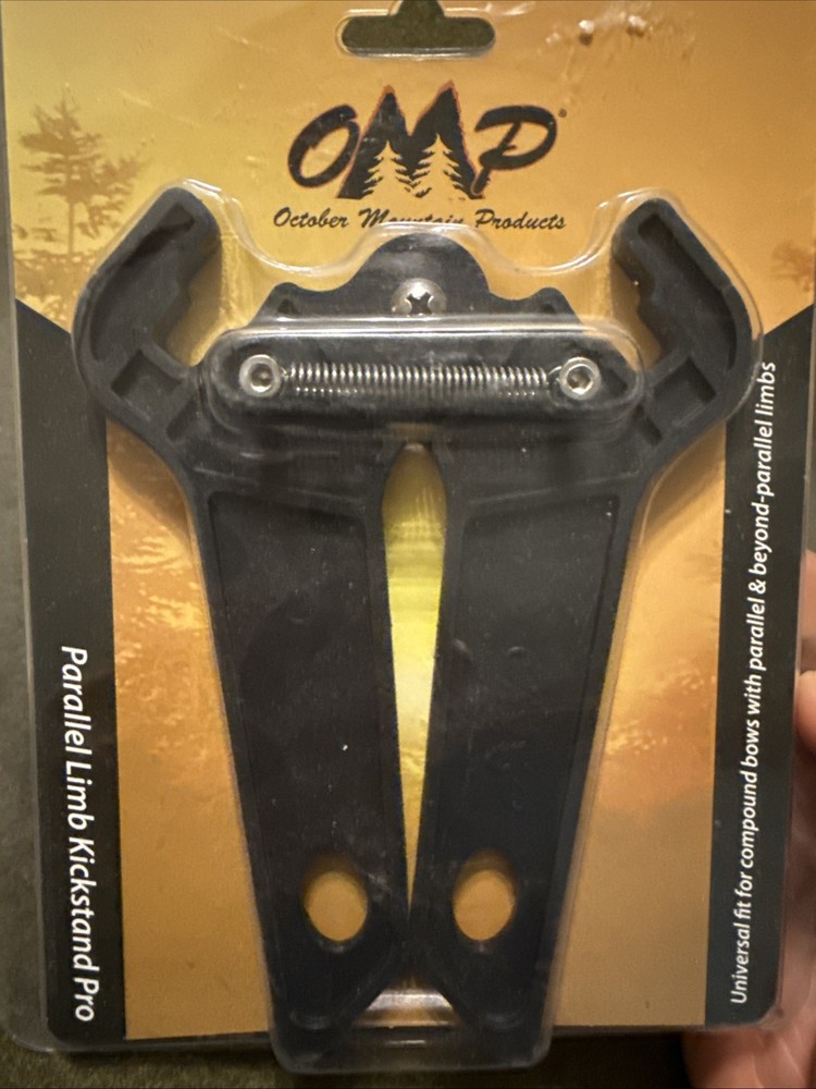 OMP Archery Parallel Limb Kick Stand Pro Bow Stand, Black