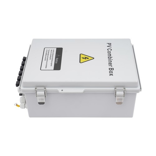 6 String PV Junction Box Solar Combiner Box For Solar System Circuit Breaker