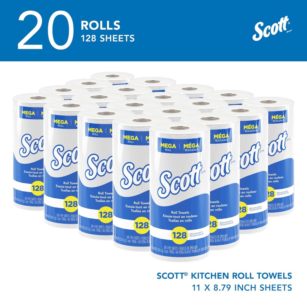 Scott Professional Kitchen Paper Towels, Bulk (41482), Fast-Drying Absorbency...