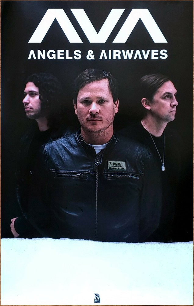 ANGELS AND AIRWAVES 2019 Tour Ltd Ed RARE Poster +BONUS Punk Poster BLINK  182
