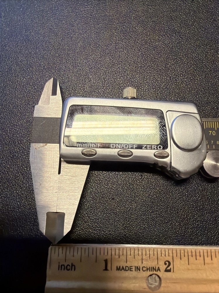Carrera Precision Model Metal 9"Digital Calipers Needs Battery J