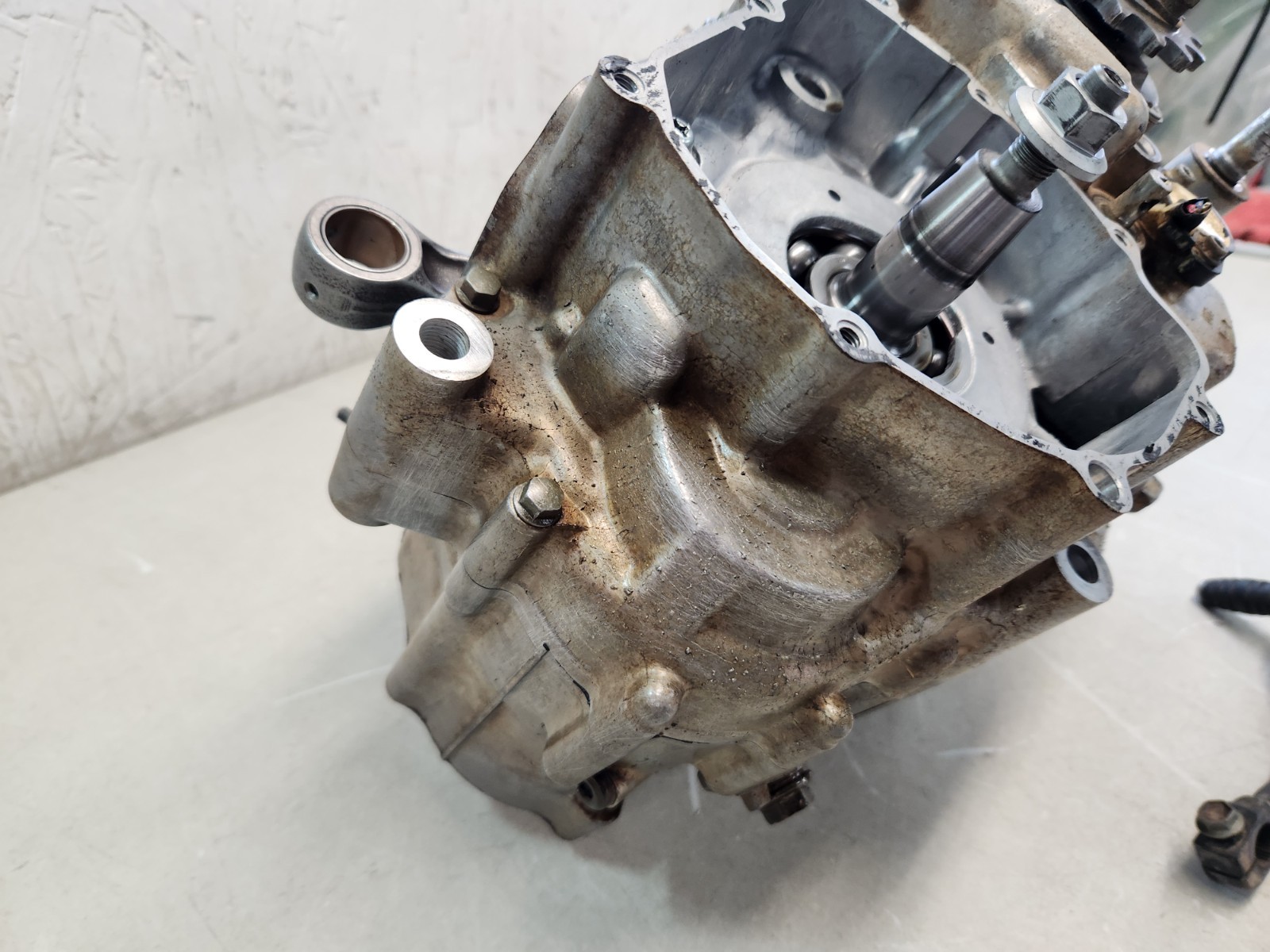 03-08 LTZ400 ltz KFX DVX 400 engine motor bottom end crank case transmission