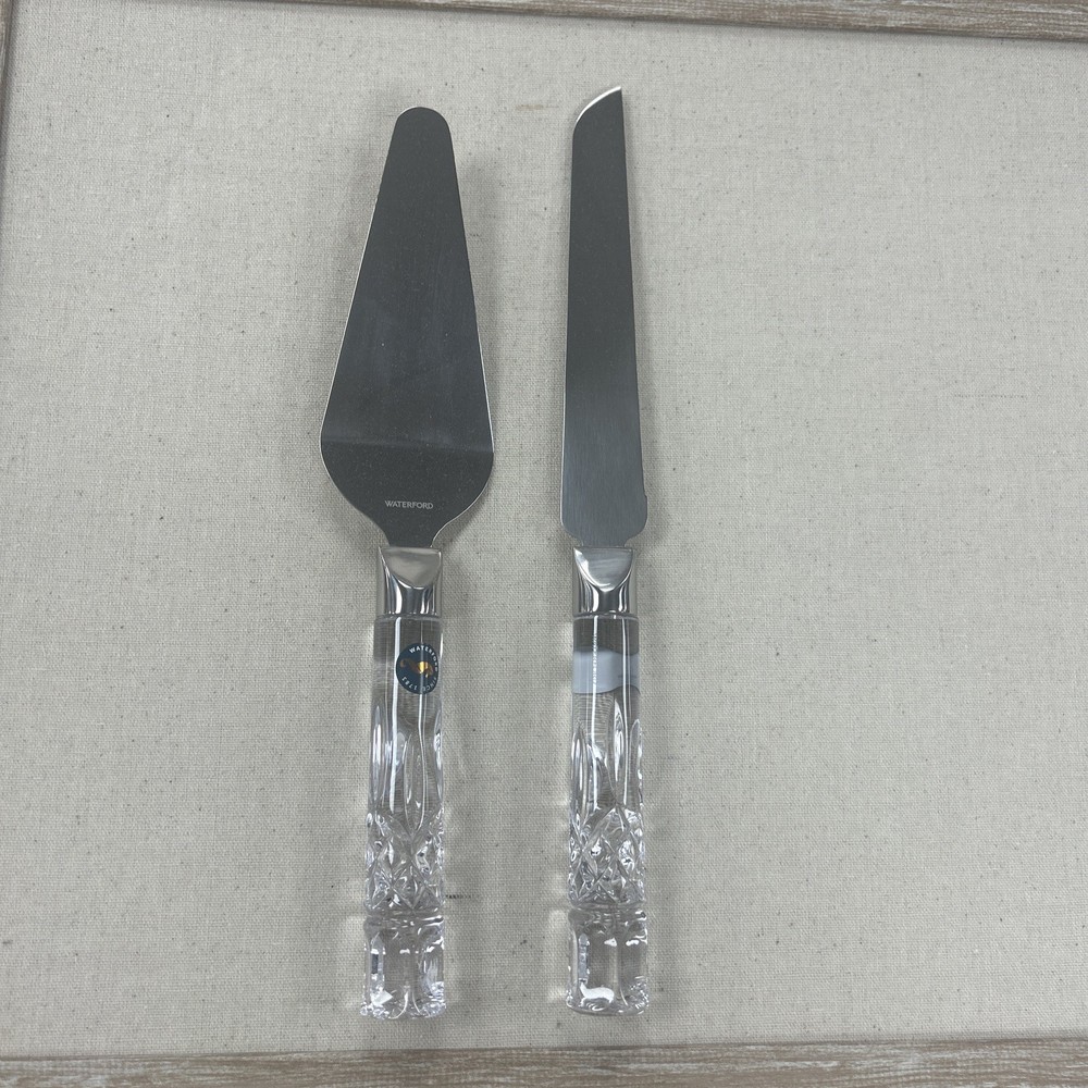 Waterford Lismore Cake Knife & Server Set