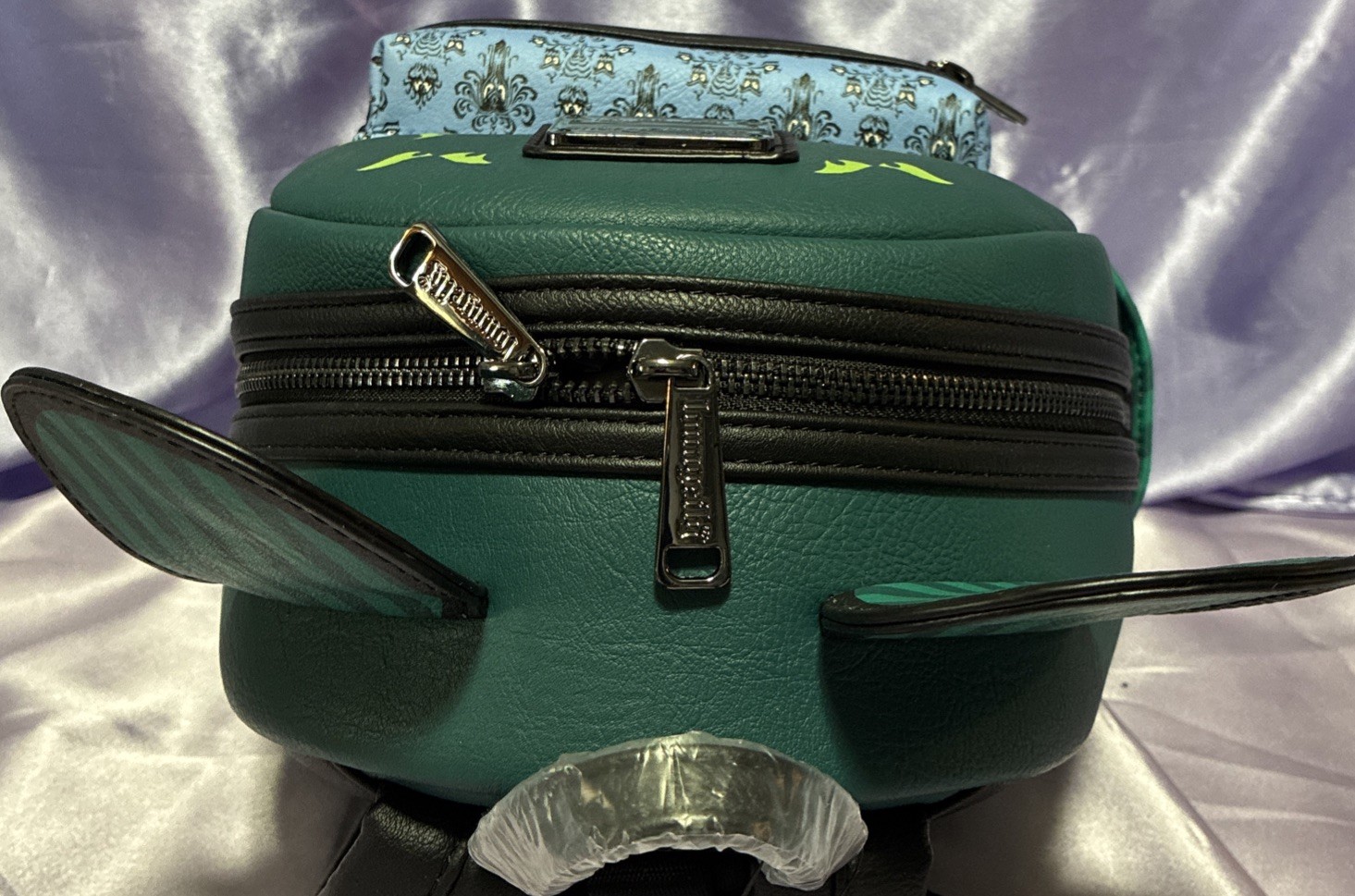 Disney Haunted Mansion Mickey Loungefly Mini Backpack 50 Years Main Att GITD NEW