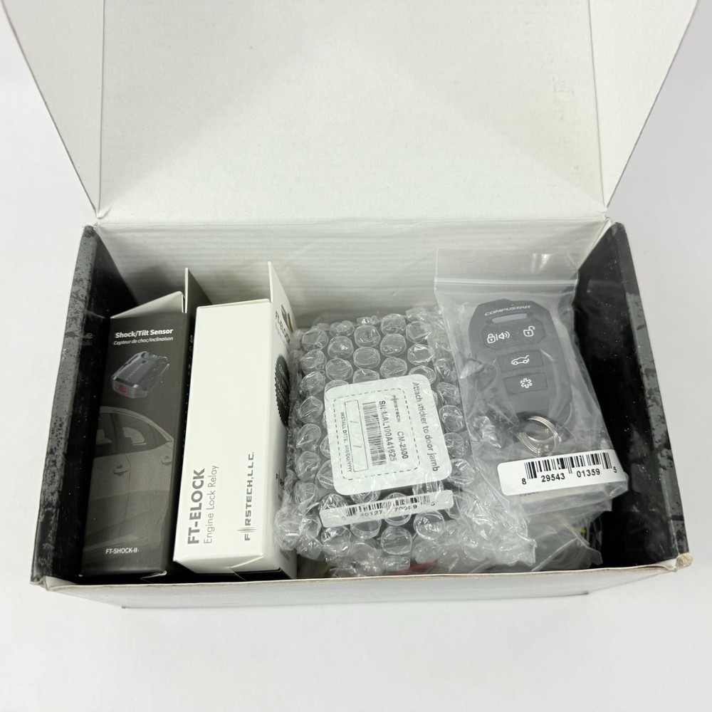 Compustar CS697-A All-in-One 1-Way Security System - Black - Brand New Open Box