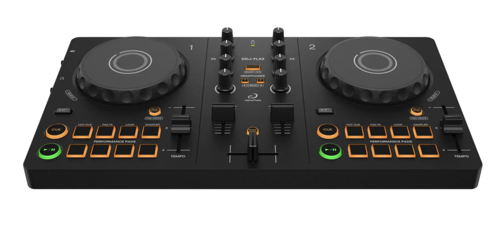 AlphaTheta DDJ-FLX2 - Compact 2-Channel DJ Controller