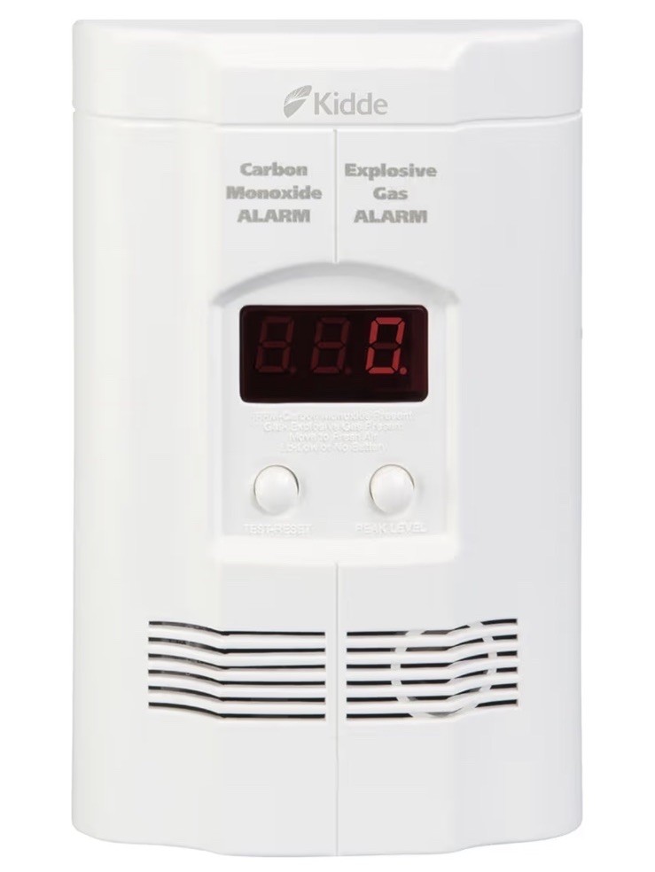 Kidde Carbon Monoxide Detector, Propane, Natural, Methane, & Explosive