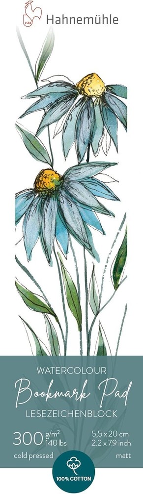 Hahnemuhle Watercolour Bookmark Pad - 100% Cotton