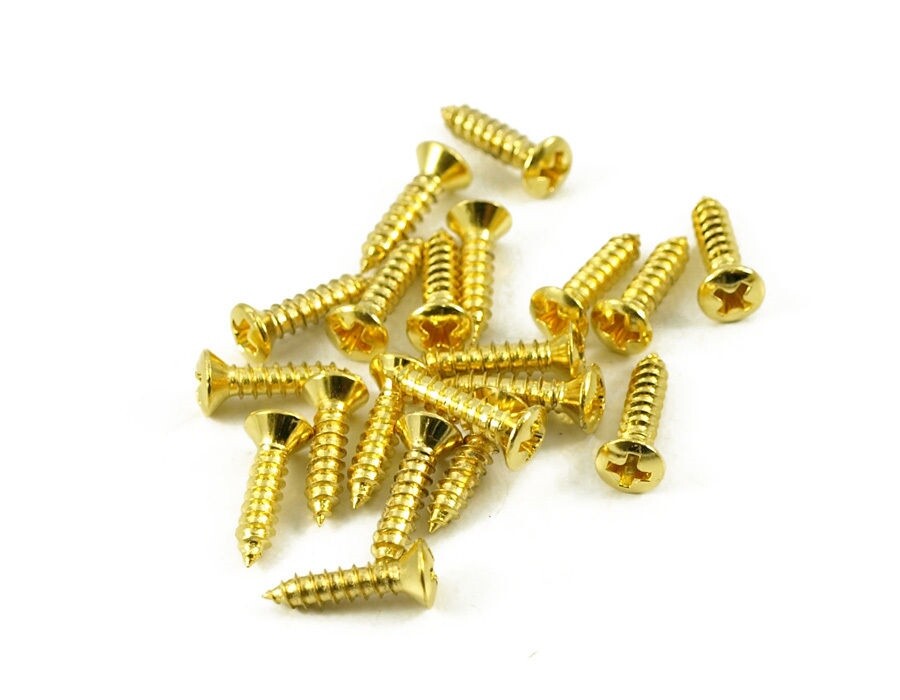 Gold Pickguard Screws 20 pcs.