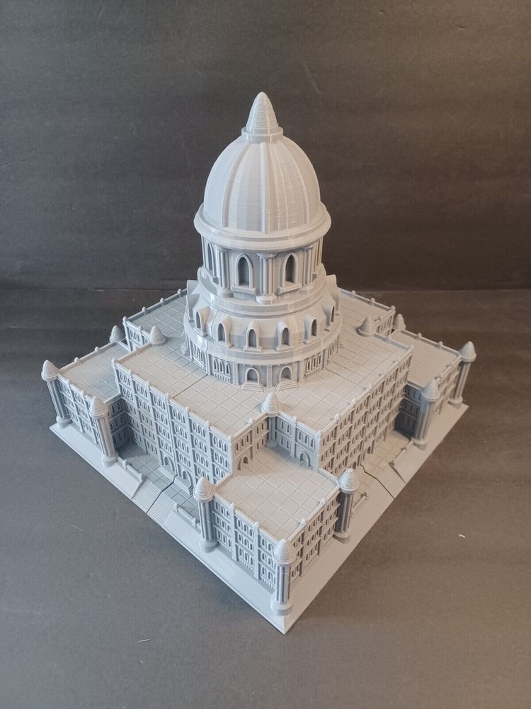 Gothic Imperial Senate Building, Tabletop Wargame Terrain Battletech
