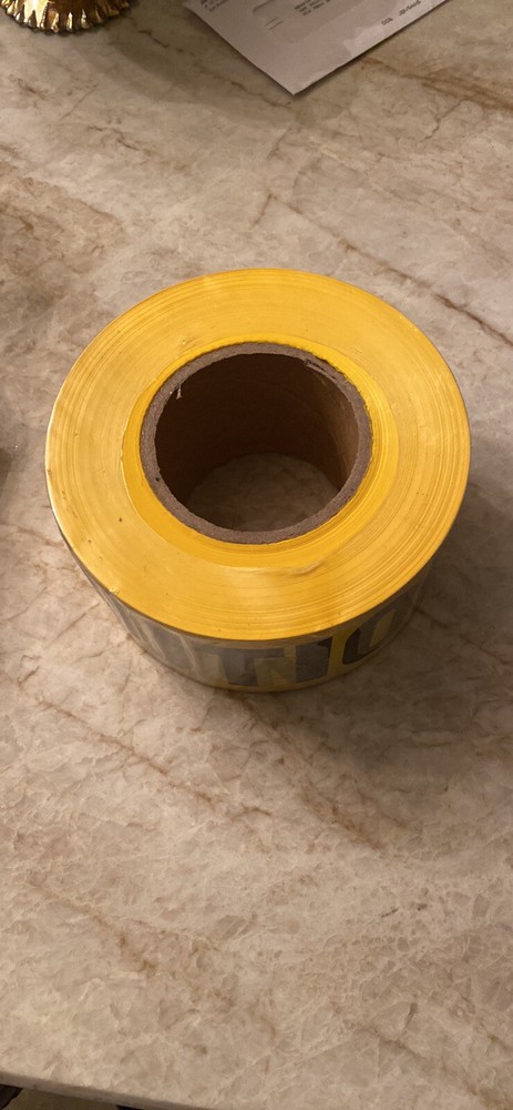 yellow caution tape - 3 x 1000 ft.