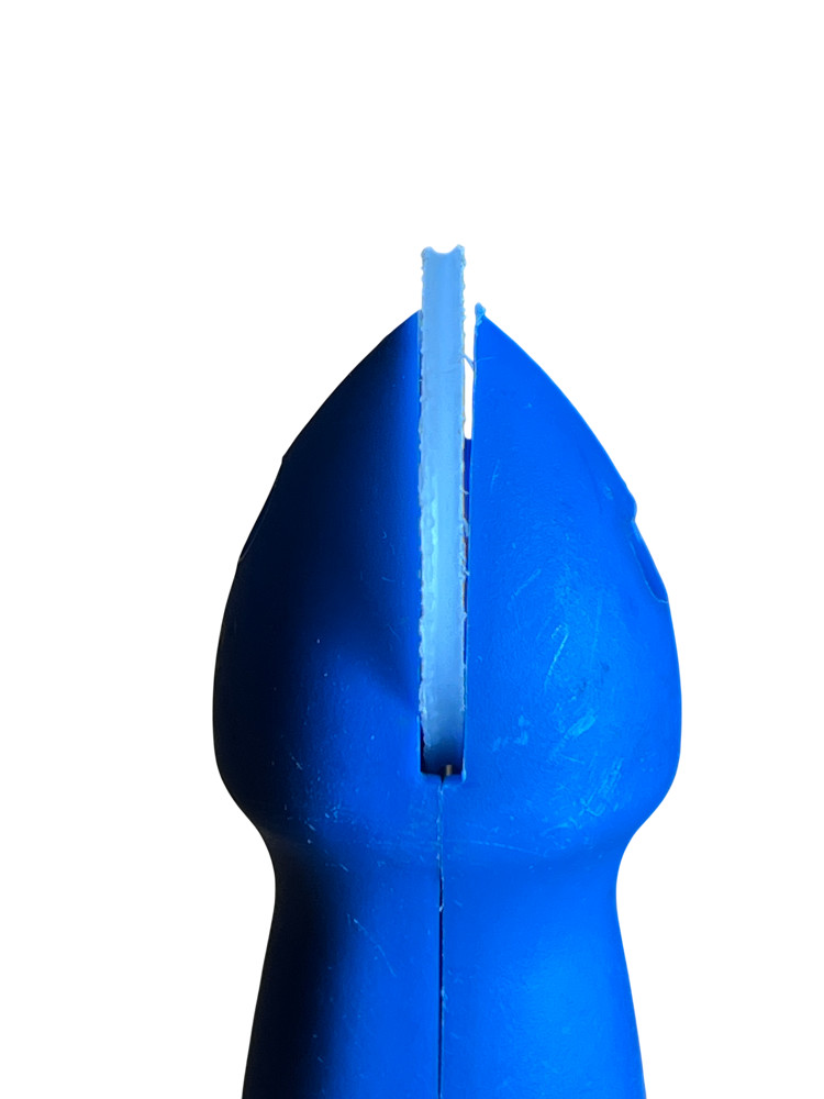 Window Screen Spline Roller Tool Blue Plastic 7in Dual Concave/Convex Wheels