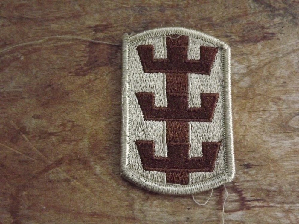 130th Engineer Brigade Patch, Desert Camo - INV# C1420