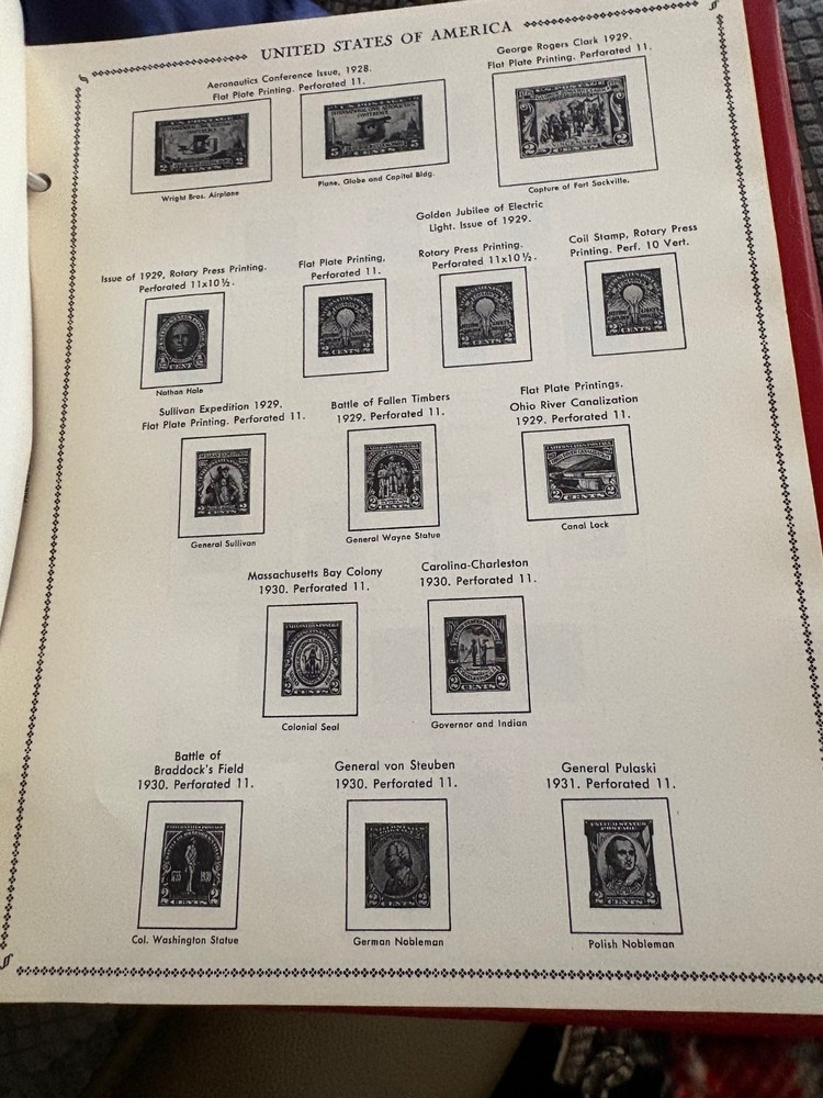 Vintage - Whitman United States of America Stamps Album - 1847-1966-collector