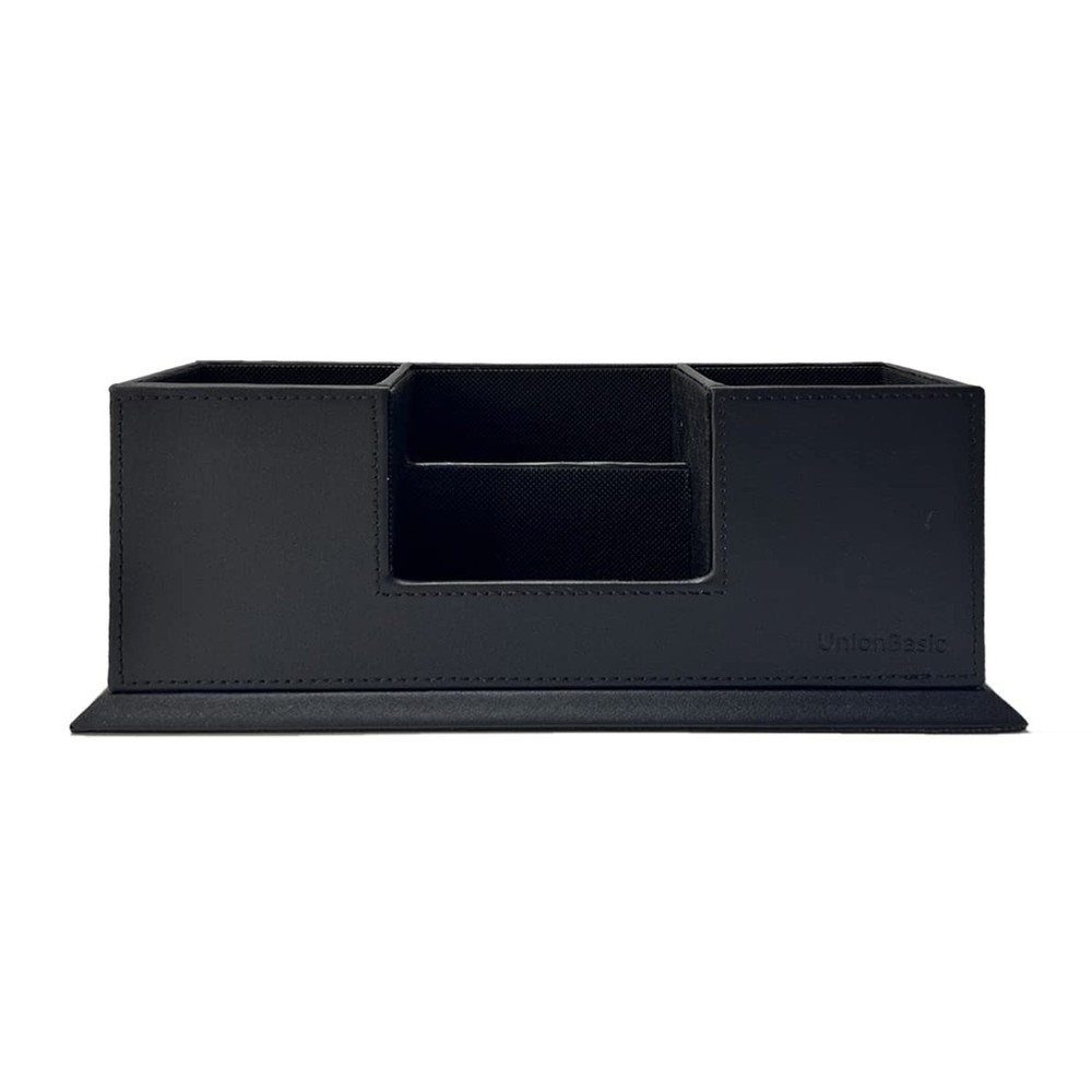 UnionBasic Desk Organizer, Desktop Caddy Leather Multi-compartment Pen Holder...
