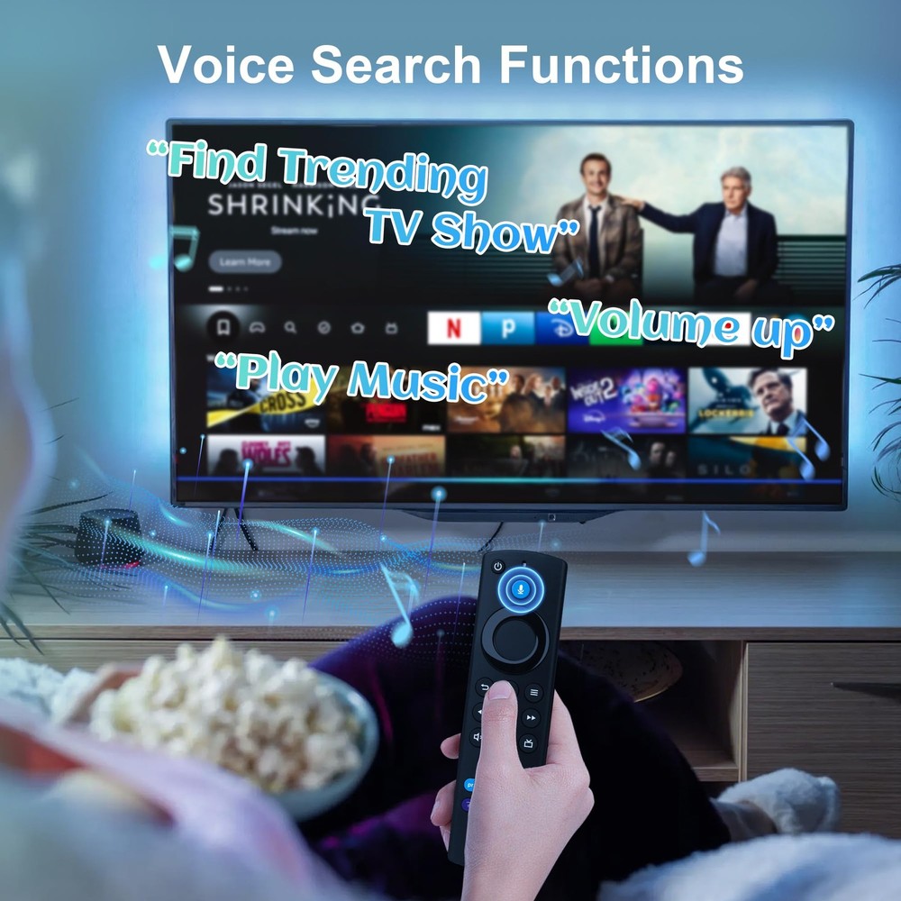 Replacement Firestick Remote with Fire Smart TVs Lite,HD,TVs Stick Black