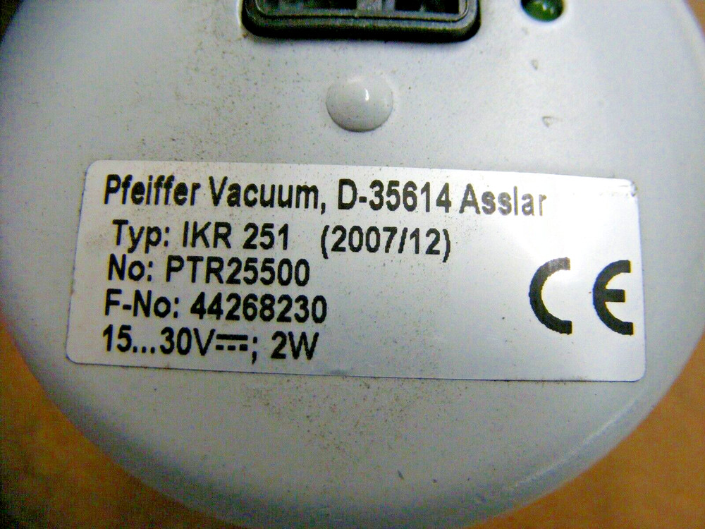 Pfeiffer Vacuum PTR25500 Compact Cold Cathode Gauge (t)