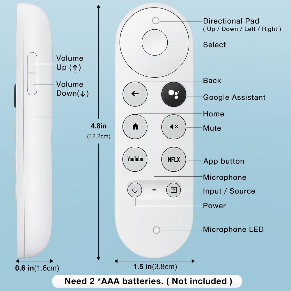 Replacement for Google-Chromecast-Remote, google, Google Chromecast