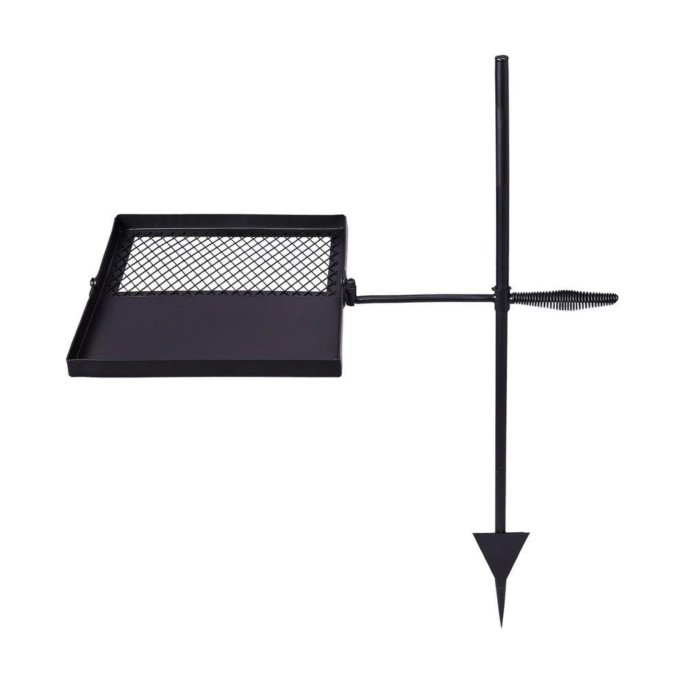 Folding Swivel Campfire Grill, Portable Cooking Grate over Fire Pit