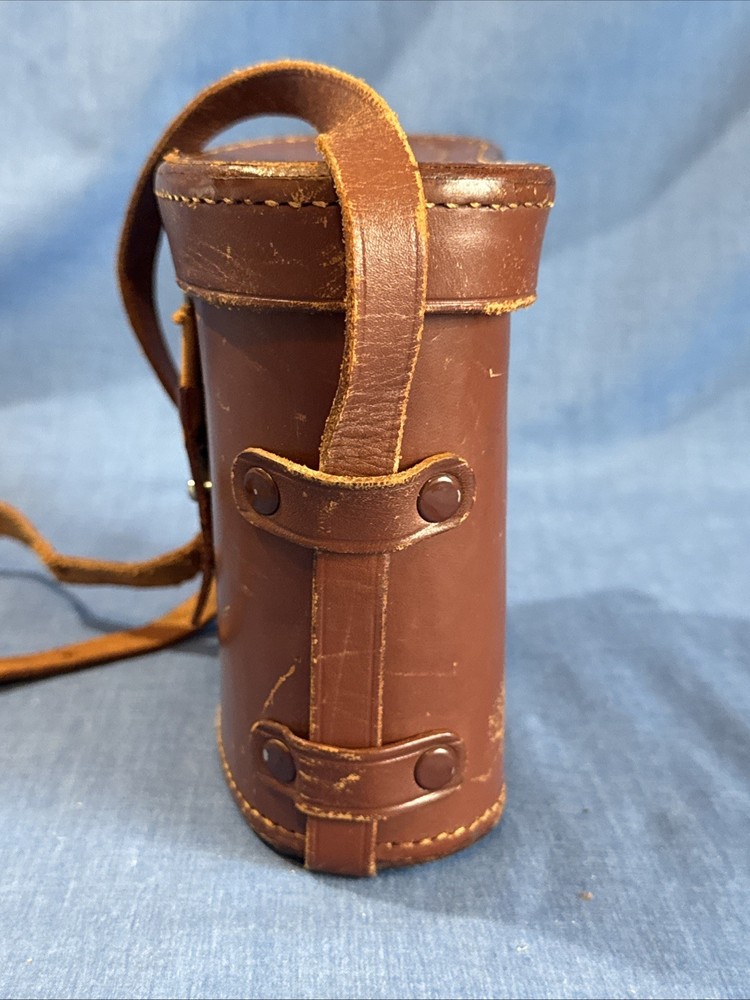 Binocular Case Vintage Leather Hard Handbag Purse