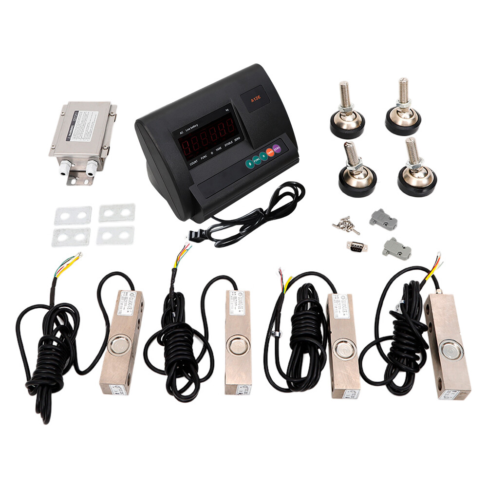 5000Lbs Load Cell Scale Kit Platform Livestock Cattle Chute Floor High Precision