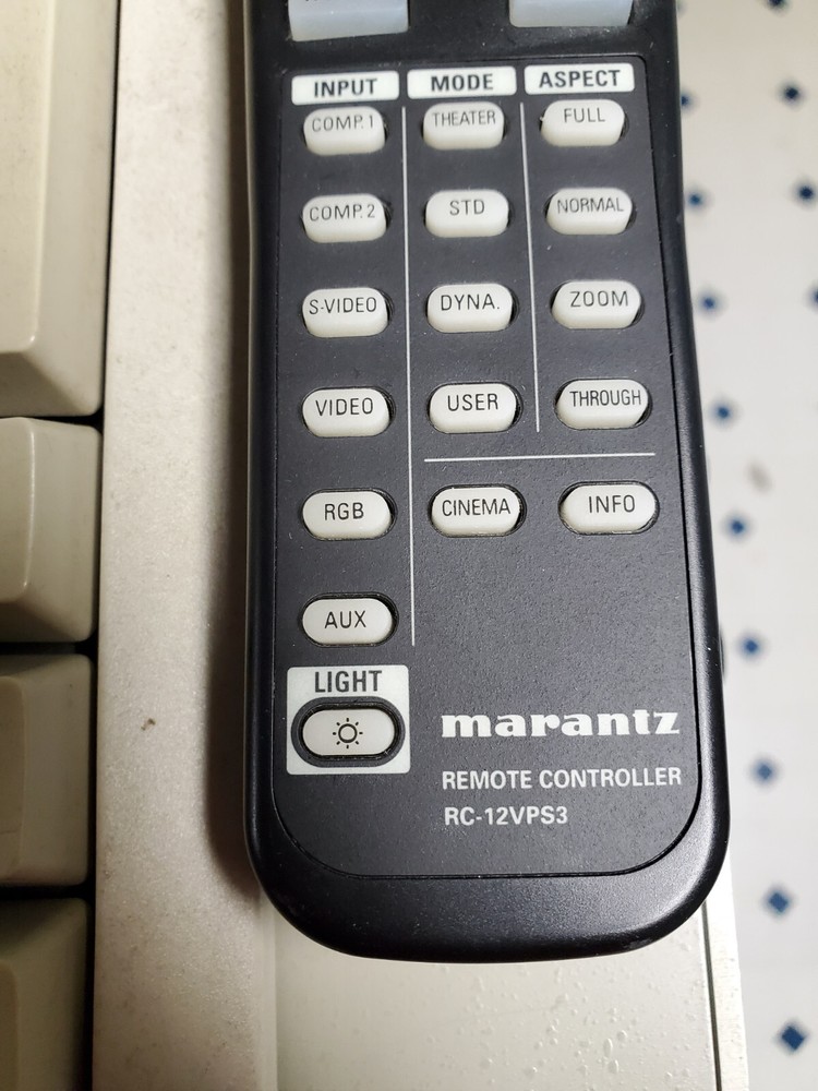 Marantz VP12S3 Projector Remote Control