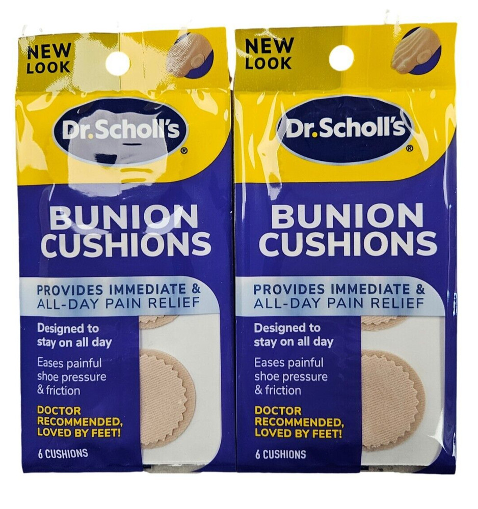 Dr Scholls BUNION Cushions Felt 6ct ( 2 pack )