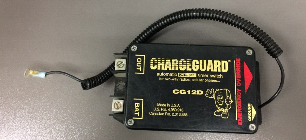 ChargeGuard CG12D, Automatic Timer Switch for Two Way Radios, Phones