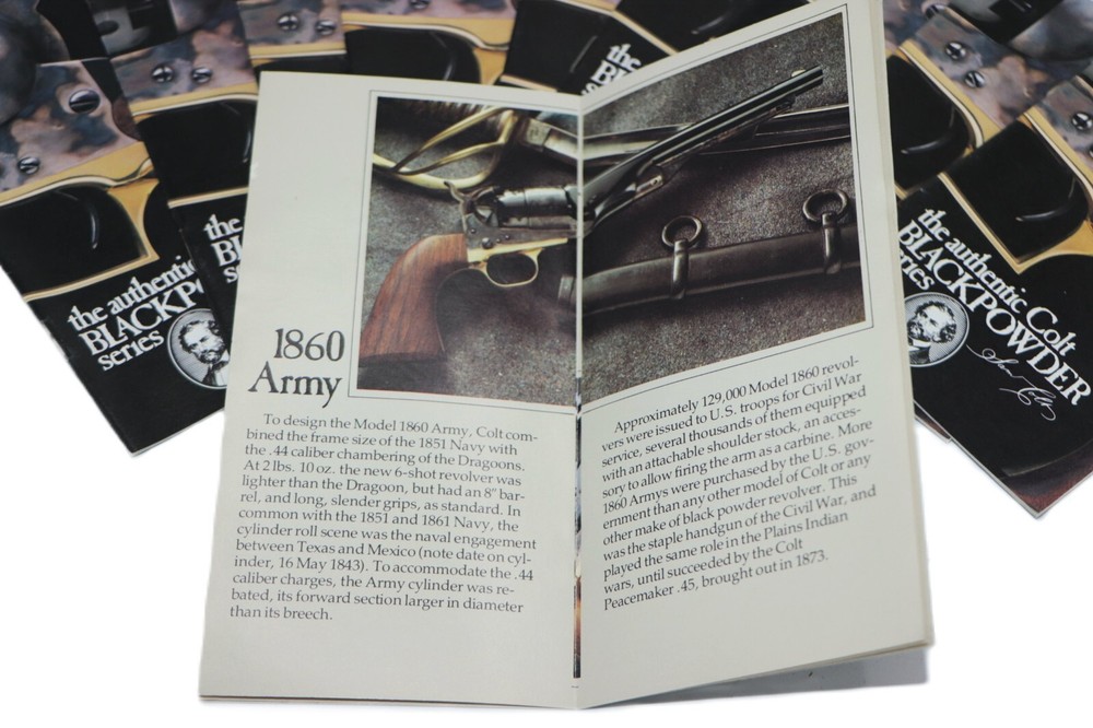 Colt Blackpowder Series Pamphlet
