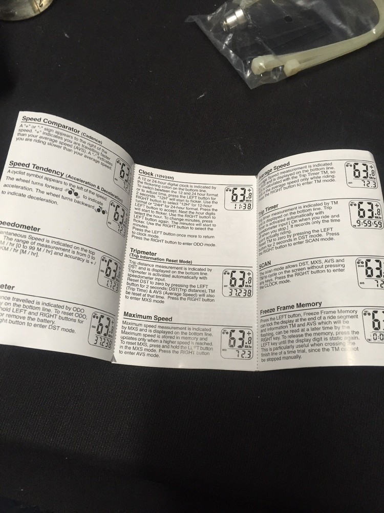 SCHWINN WIRED 12 FUNCTION BIKE CYCLING COMPUTER SPEEDOMETER TRIPMETER ODOMETER