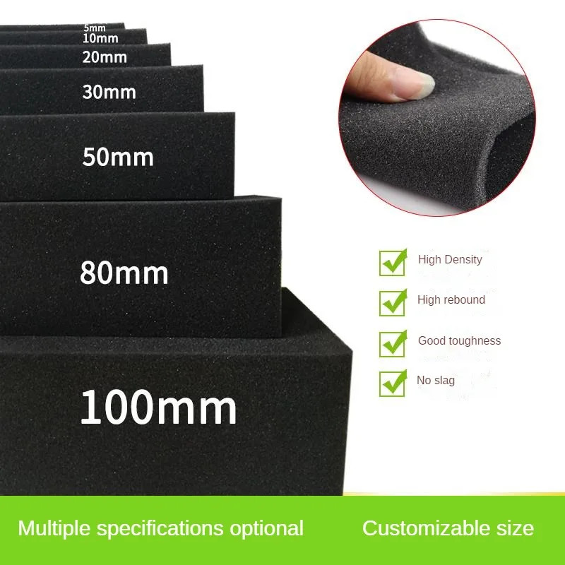 Shock-Absorbing Sponge Sheet Cuttable Foam Pad High Density Toolbox Lining Spong
