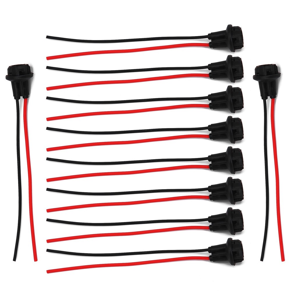 Car Socket Extension Base 10pcs Replaces OEM Socket Suitable for Bulbs