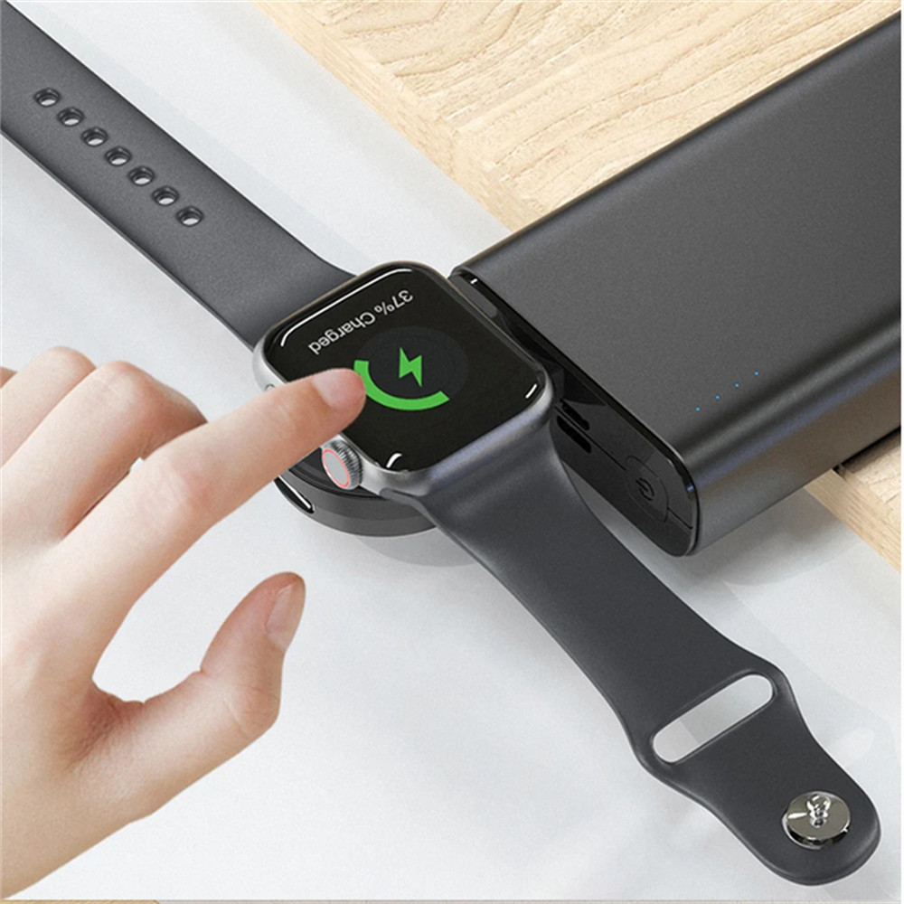 1Pc Mini Portable Wireless USB Type-C Smart Watch Charging Dock For Apple Watch/