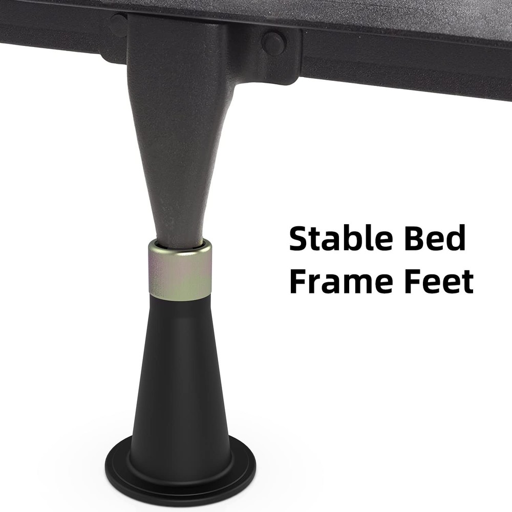 6 Pcs Bed Frame Feet,Bed Frame Feet for Replace Wheels,Risers for Bed Frame,Prev
