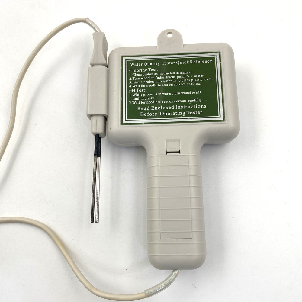 Benetech PC-101 Water Quality Tester PH & Chlorine Level Pool Spa Probe Meter